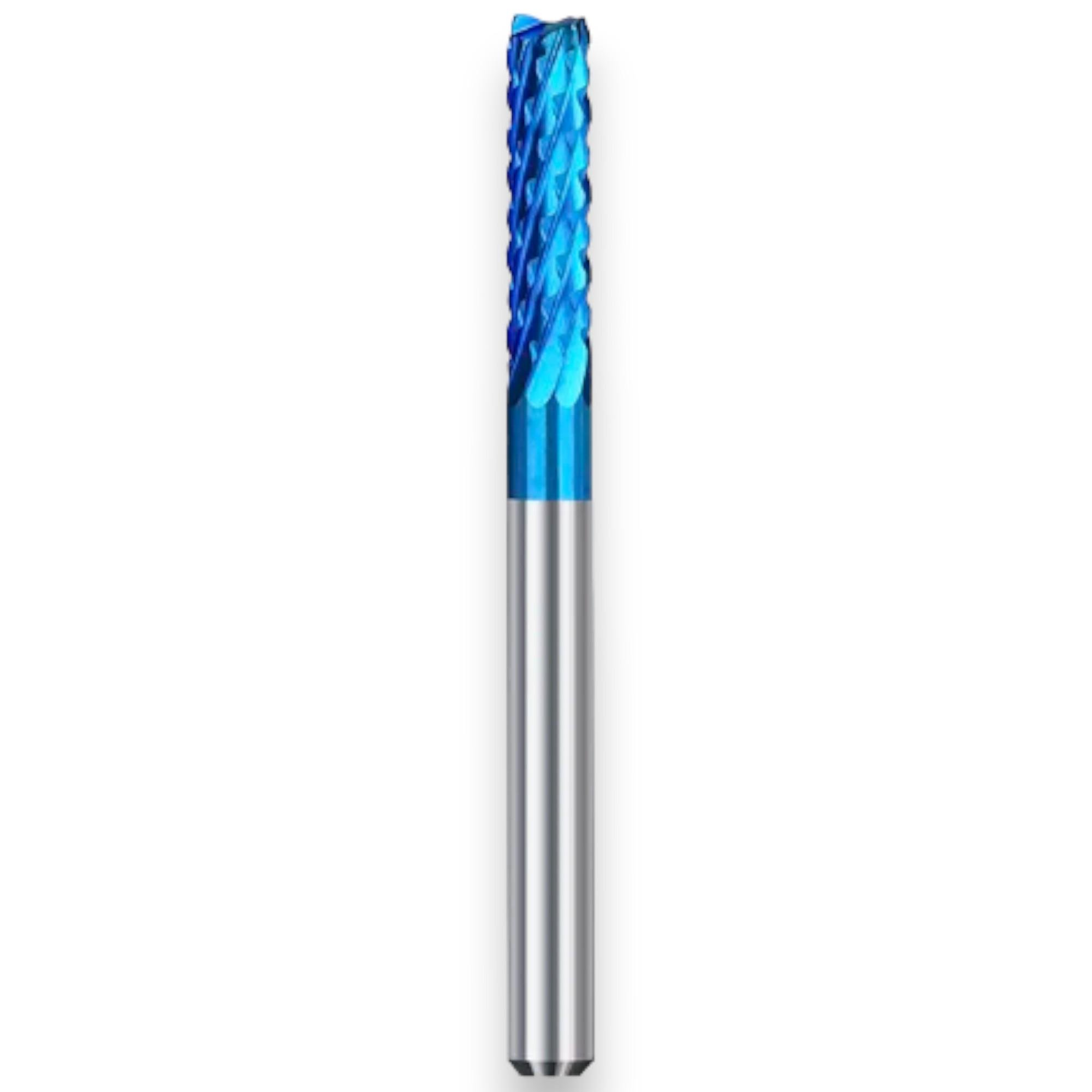 Фреза кукурудза для ЧПУ твердосплавна карбід 3,175x3,175x12x38 см Блакитний (a2513fc2)
