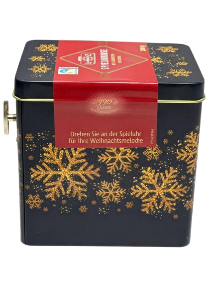 Печенье в музыкальной шкатулке Lambertz Lebkuchen-Spieluhrdose Снежинка 200 г