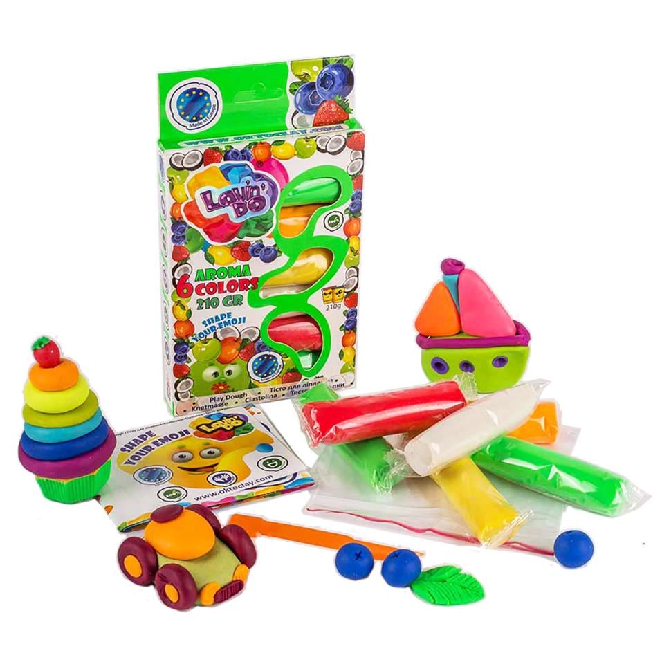 Набір тіста для ліплення Lovin 'Do Асорті 6 кольорів Арома 41017 (RLT25673)