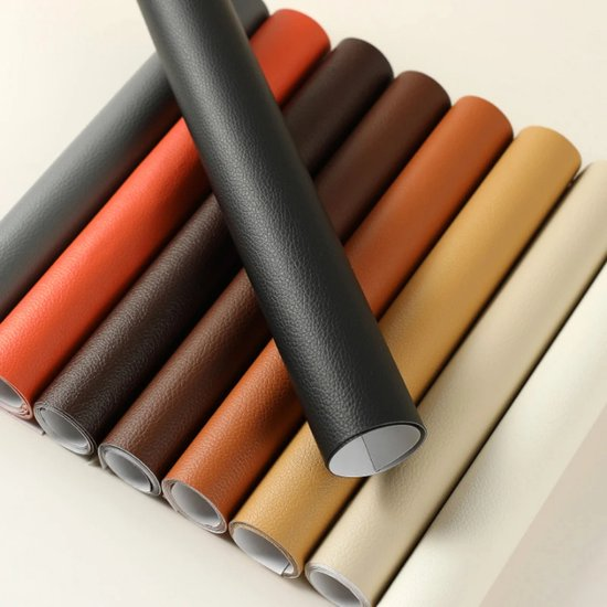 Латка зі штучної шкіри самоклеюча 20х30 см Темно-коричневий - фото 5