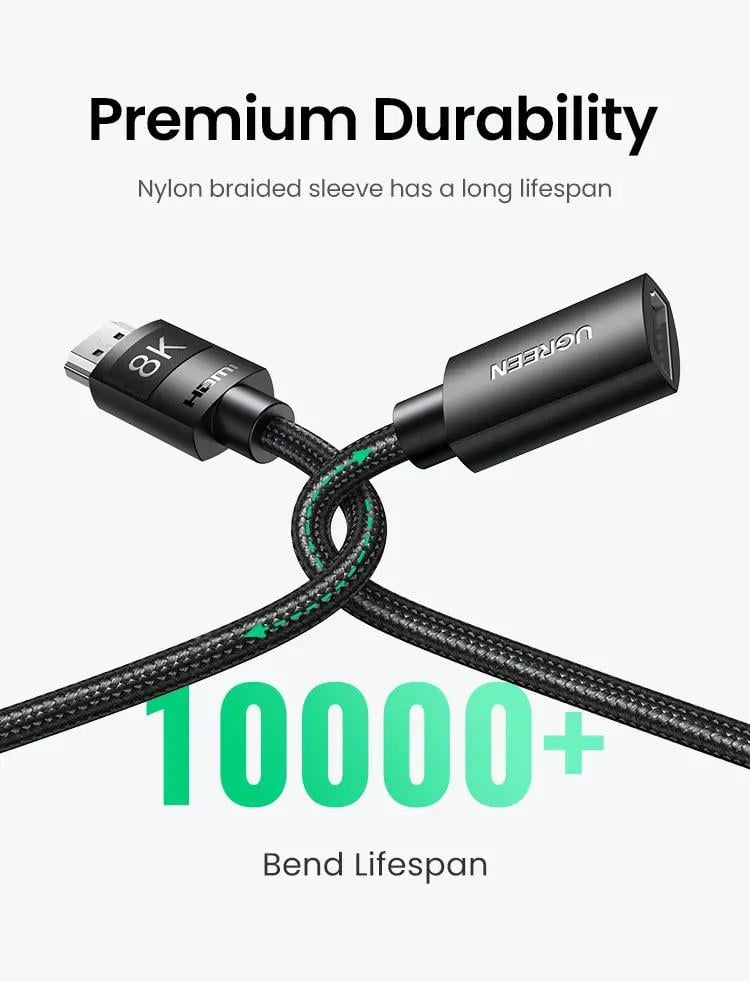 Кабель UGREEN HD151 HDMI 2 м Черный (40447) - фото 7 Кабель UGREEN HD151 HDMI 2 м Черный (40447) - фото 7