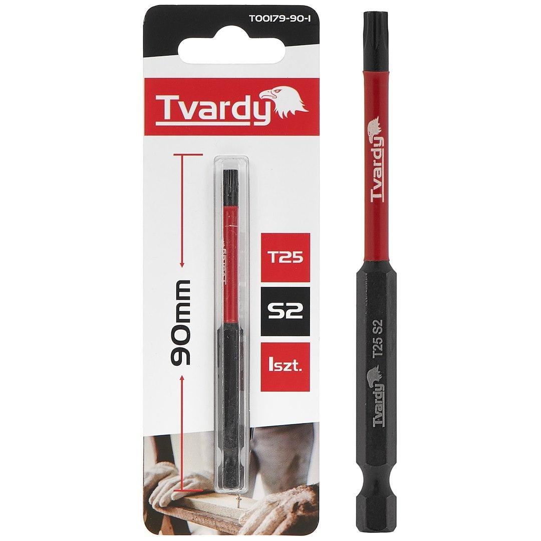 Біта удана Tvardy Torx T25 x 90 мм (T00179-90-1) - фото 3 Біта удана Tvardy Torx T25 x 90 мм (T00179-90-1) - фото 3