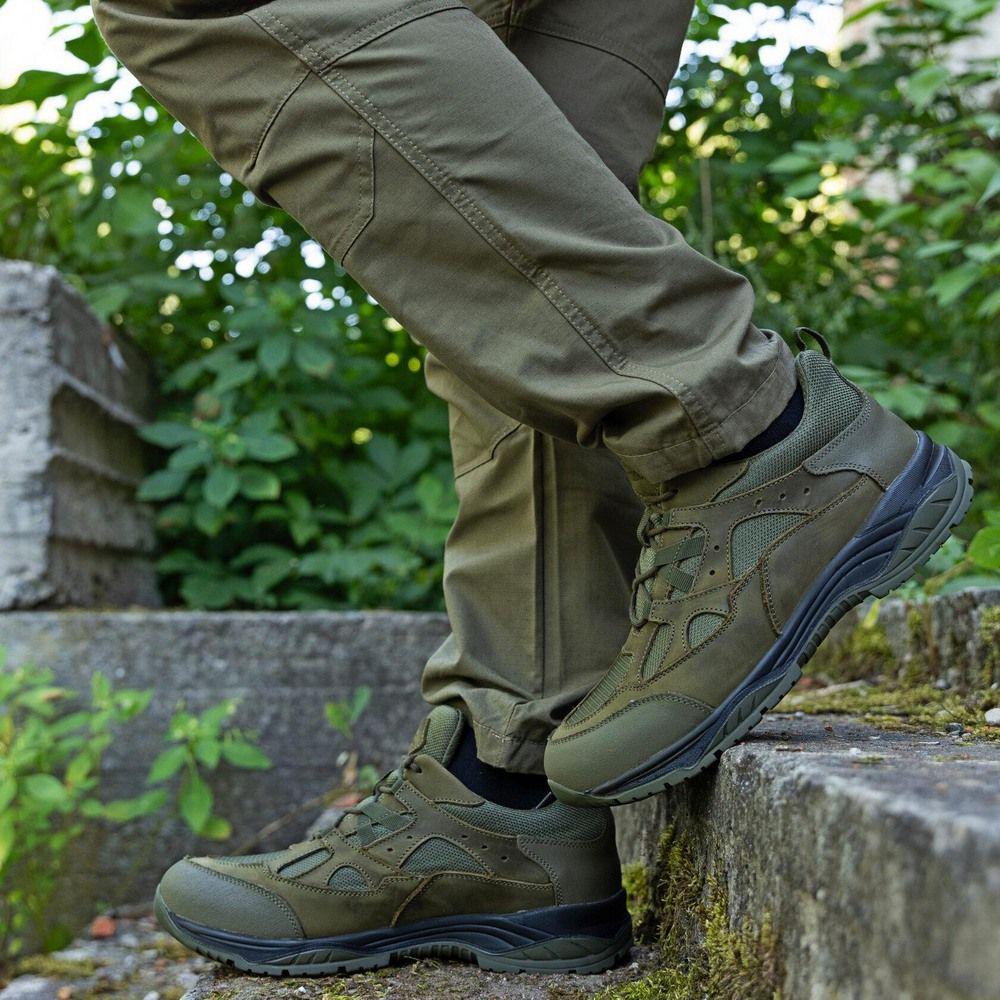 Кросівки туристичні Стимул Техас р. 40 зима/посилені Оливковий - фото 8