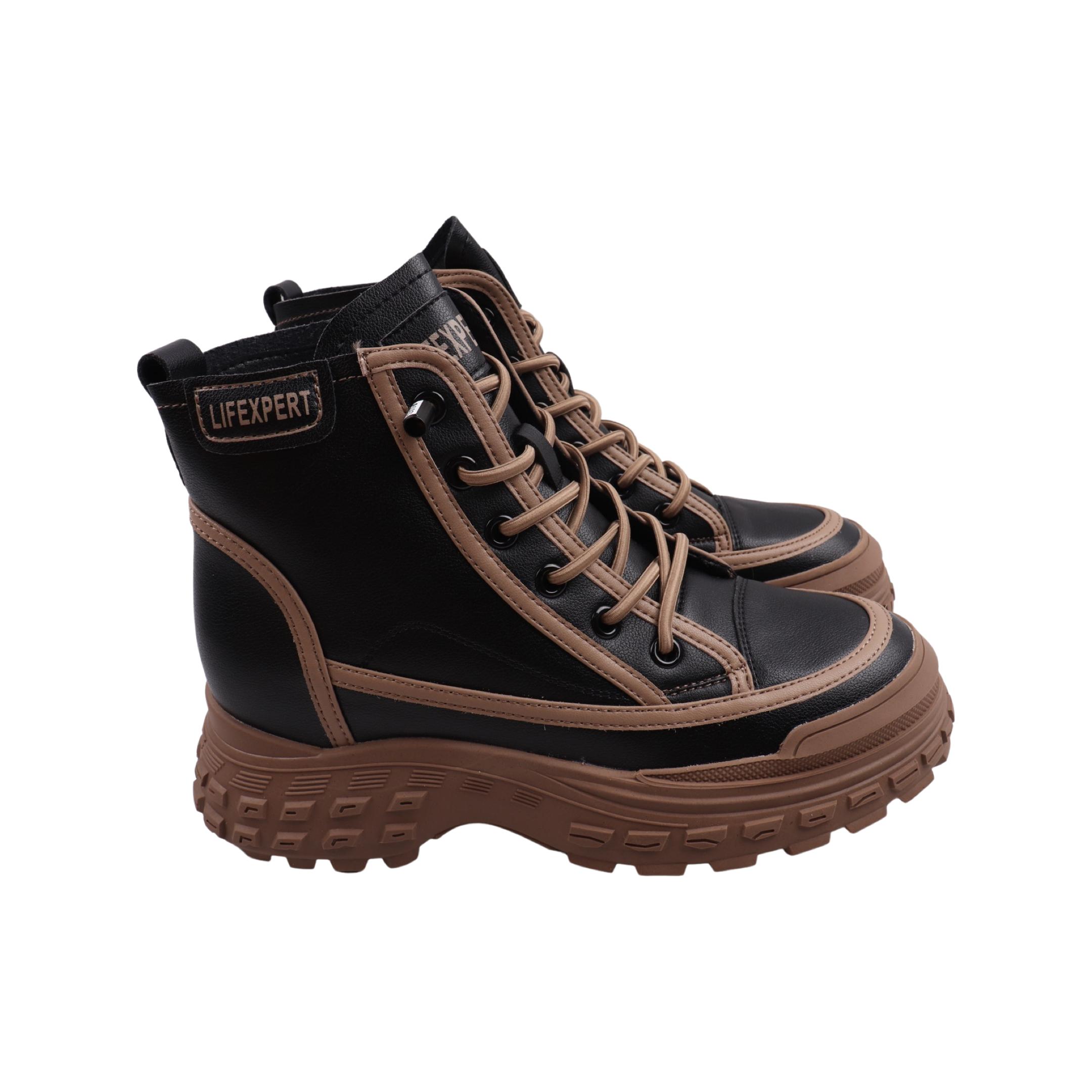 Ботинки женские Li Fexpert 1192-23DHS натуральная кожа р. 38 Черный (29185745)