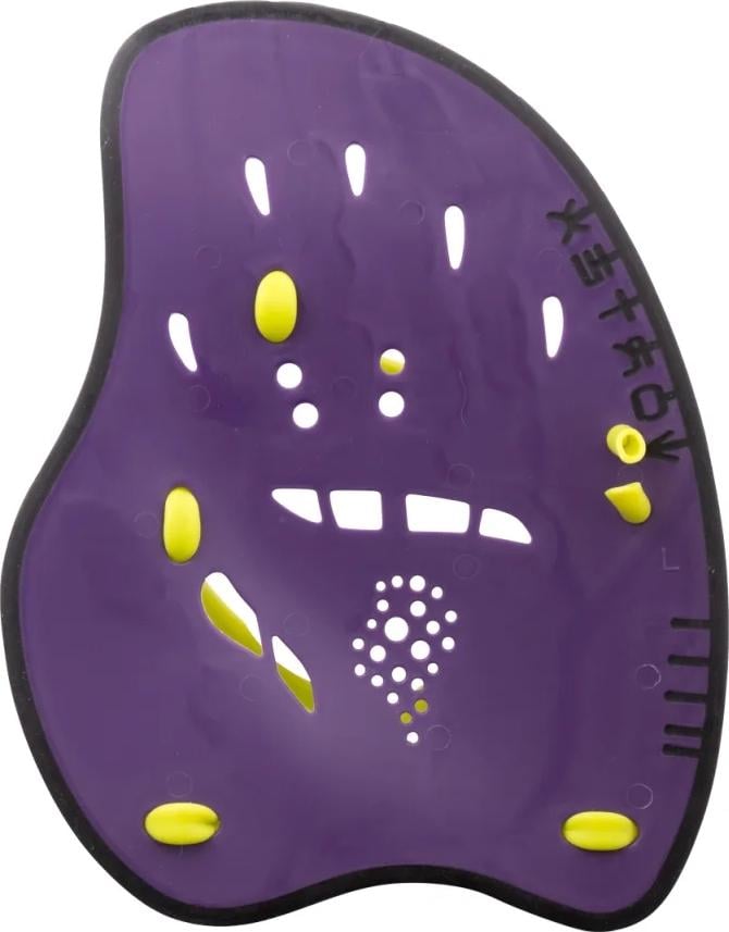 Лопатки для плавання Arena VORTEX EVOLUTION HAND PADDLE M Фіолетово-жовтий (95232-140) - фото 2 Лопатки для плавання Arena VORTEX EVOLUTION HAND PADDLE M Фіолетово-жовтий (95232-140) - фото 2