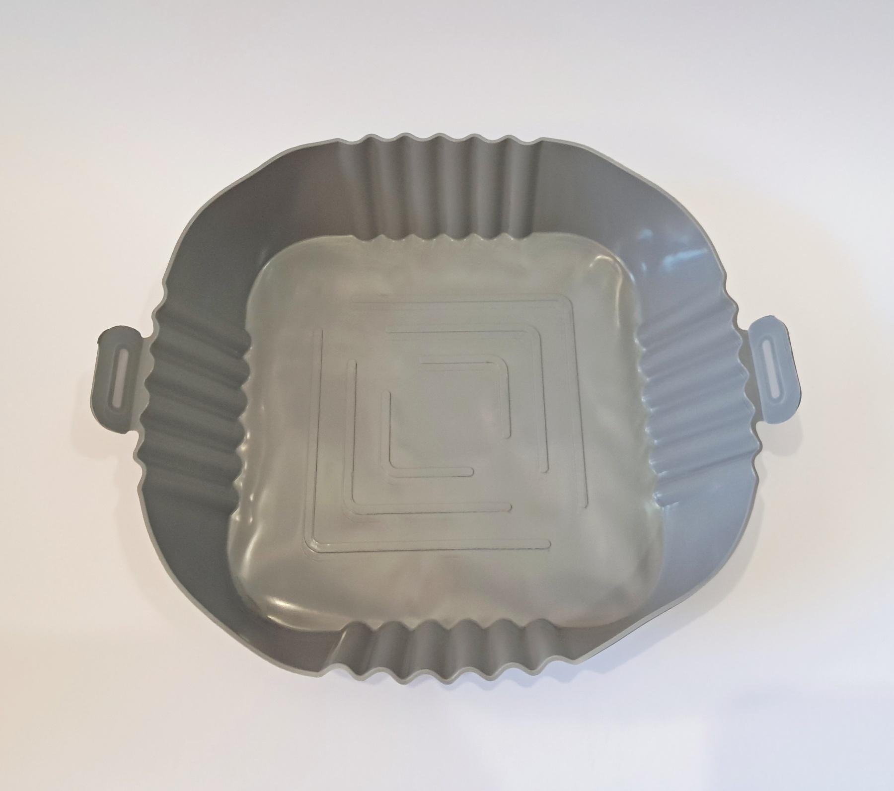 Форма силіконова для аерогрилю мультипечі ребриста 16,5 см Сірий (REN-121) - фото 4 Форма силіконова для аерогрилю мультипечі ребриста 16,5 см Сірий (REN-121) - фото 4