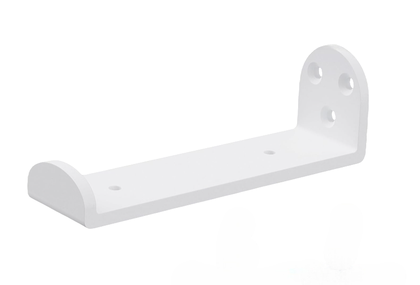 Комплект кронштейнів Generic для полиць металеві Heavy Duty 25 см 4 шт. Білий (2949232275)