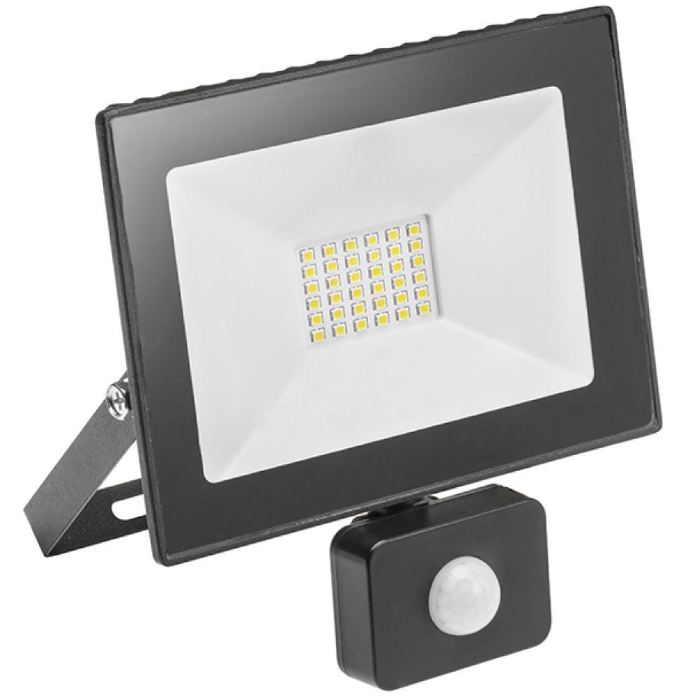 Прожектор светодиодный GTV G-TECH с датчиком движения 30W 2100 Lm AC220-240V 50/60 Hz 120° IP65 6400K (27803377)
