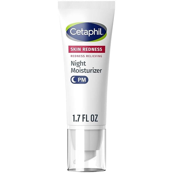 Крем для обличчя нічний Cetaphil зволожуючий знімає почервоніння