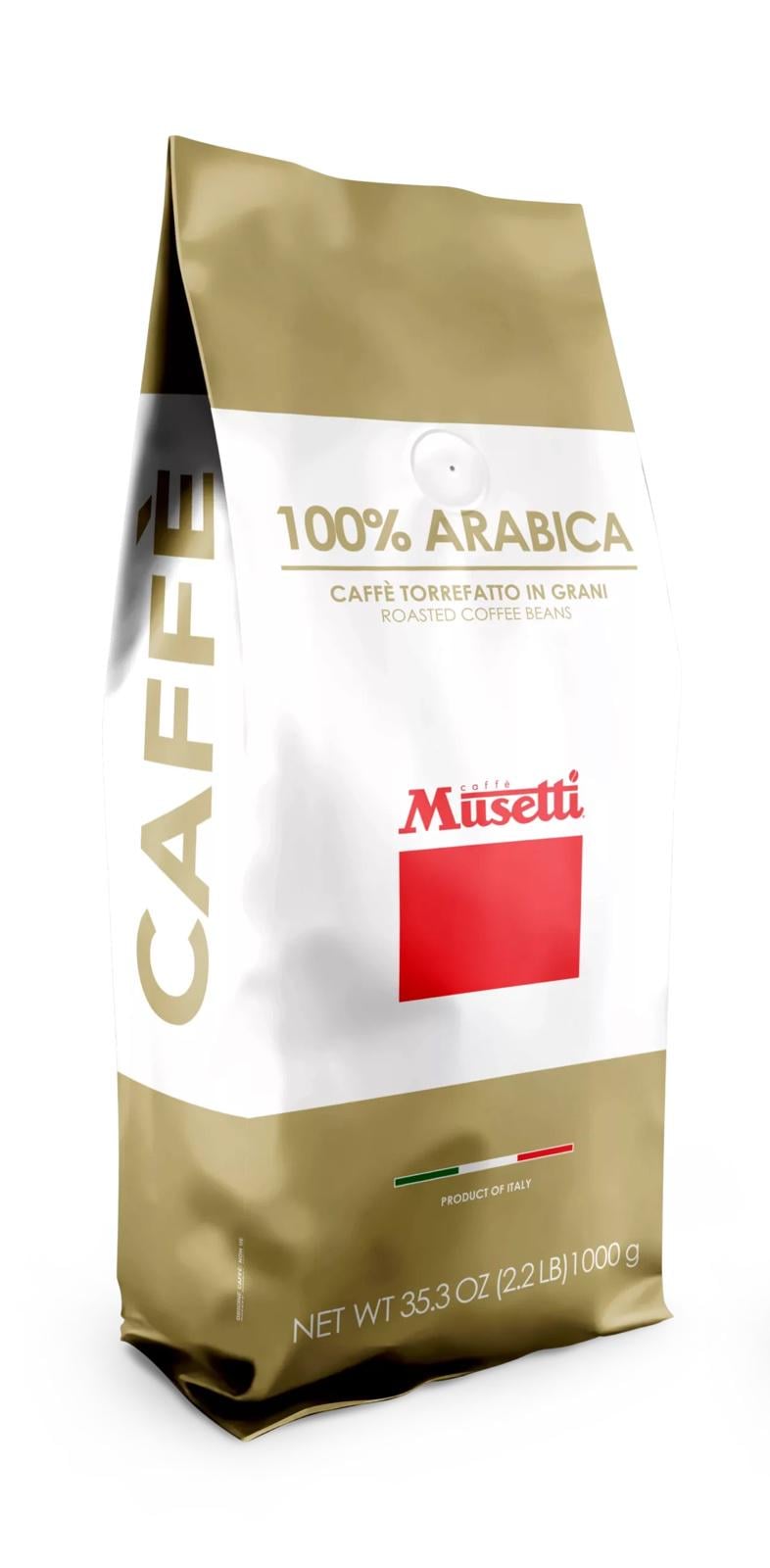 Кофе в зернах Caffe Musetti Арабика 100% 1 кг (11278) Кофе в зернах Caffe Musetti Арабика 100% 1 кг (11278)