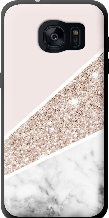 Чехол на Samsung Galaxy S7 Edge G935F Пастельный мрамор (4342b-257-42517)