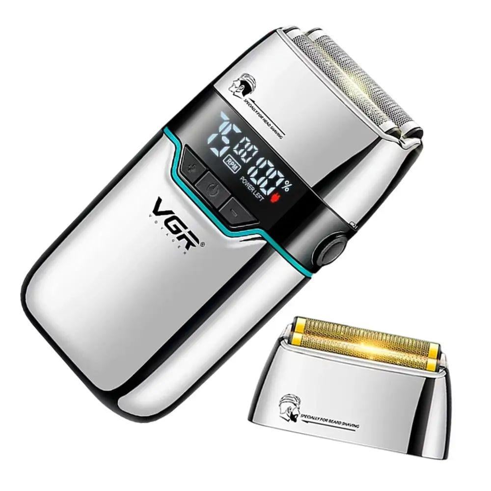Электробритва VGR V-350 Silver с аккумуляторным питанием и LED индикатором (10656)