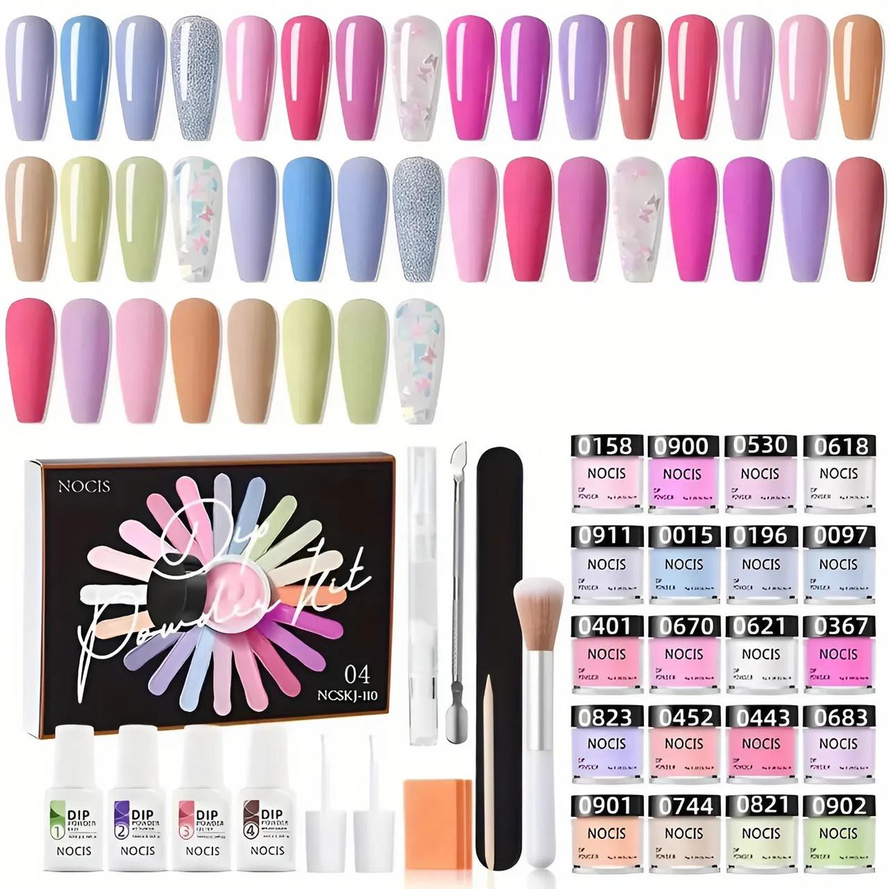 Дип-система стартовый набор Summer Collection с полным комплектом для работы 20 пудр (2688497928)