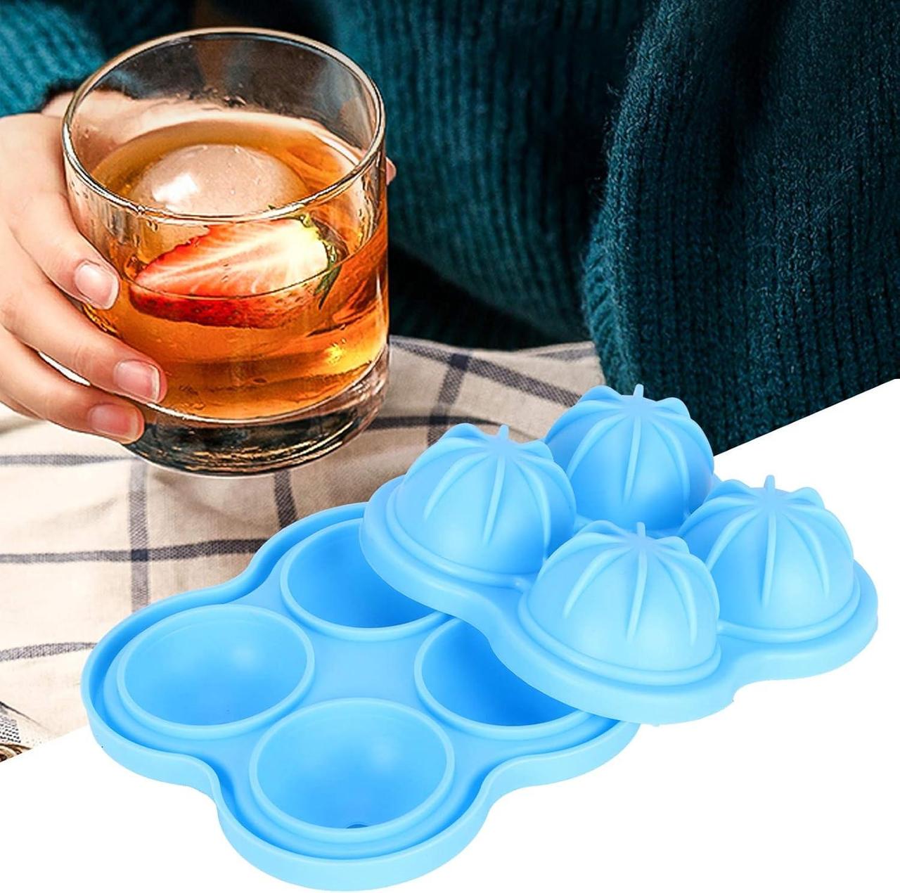 Форма для льоду Куля 4 комірок Блакитний (НР051591) - фото 6