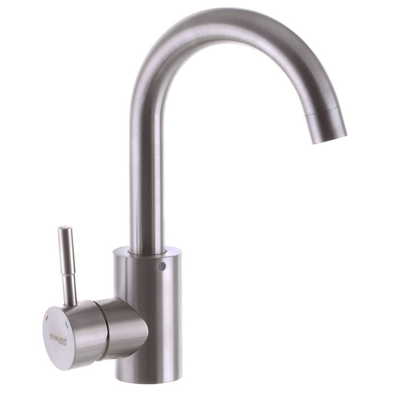 Смеситель для умывальника Champion SUS-001(N) из нержавеючей стали без подводки (CH0297)