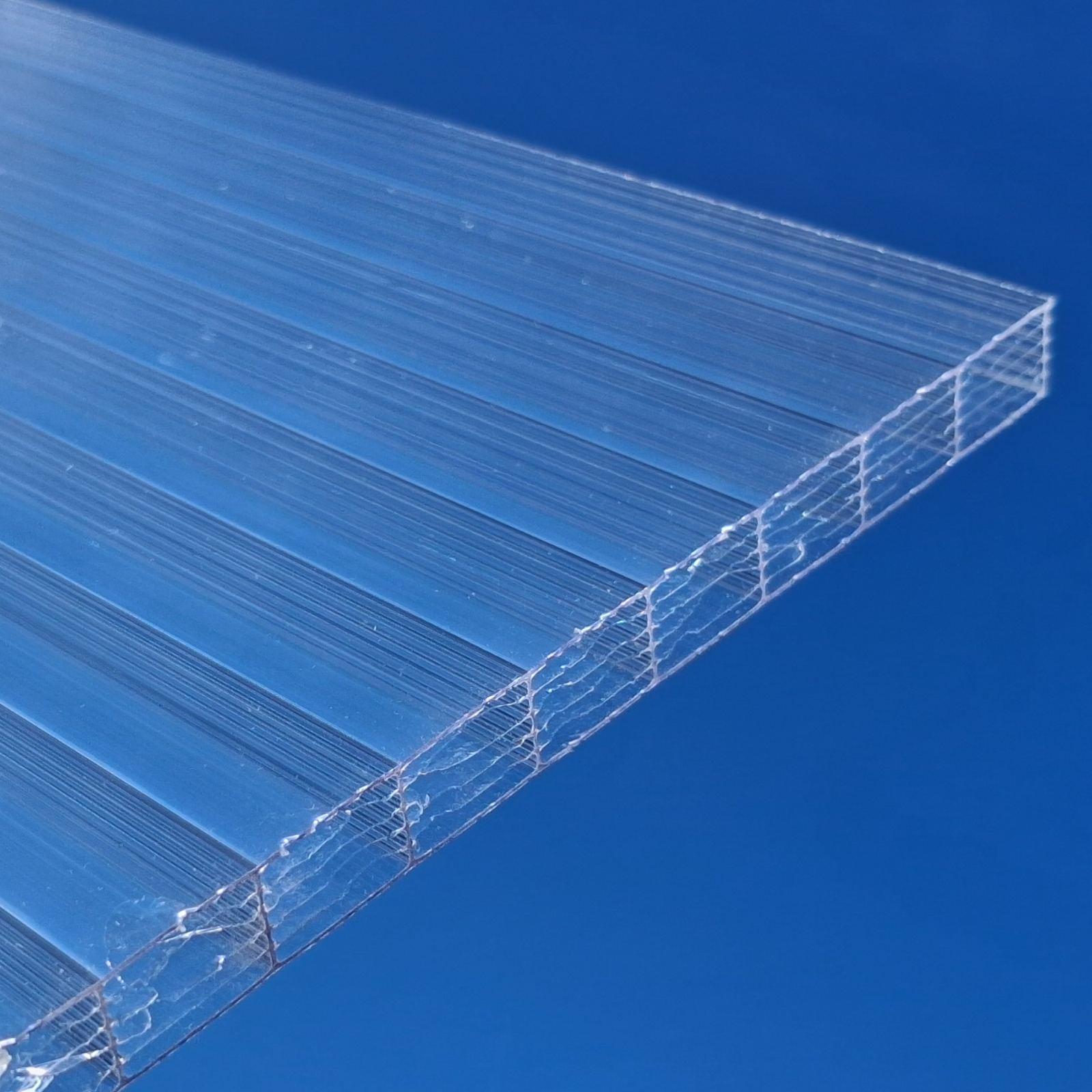 Поликарбонат сотовый BAUGLAS ST LONGLIFE энергосберегающий 8 мм 2100x6000 мм Прозрачный (14278) - фото 4