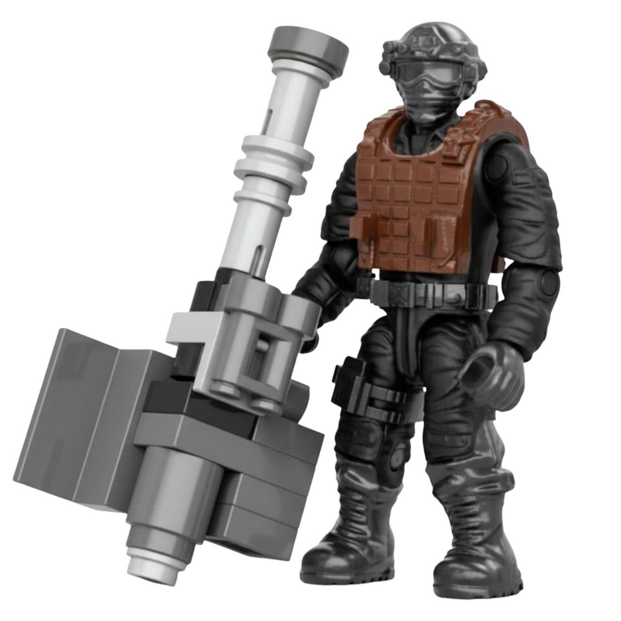 Конструктор військовий KB 1129-2 з фігуркою-солдатом та зброєю (30473237)