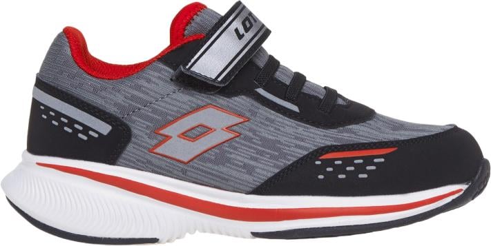 Кроссовки беговые детские Lotto SPEEDEVO 550 CL SL 216889/8EI р. EU-29 Серый/Черный/Черный/Красный