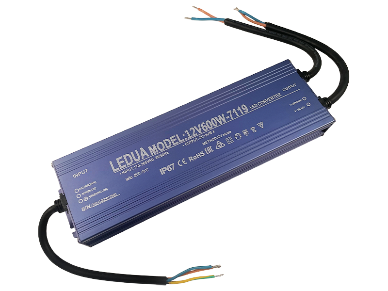 Блок живлення LEDUA 600W IP67 12V WBP-600 (8727)