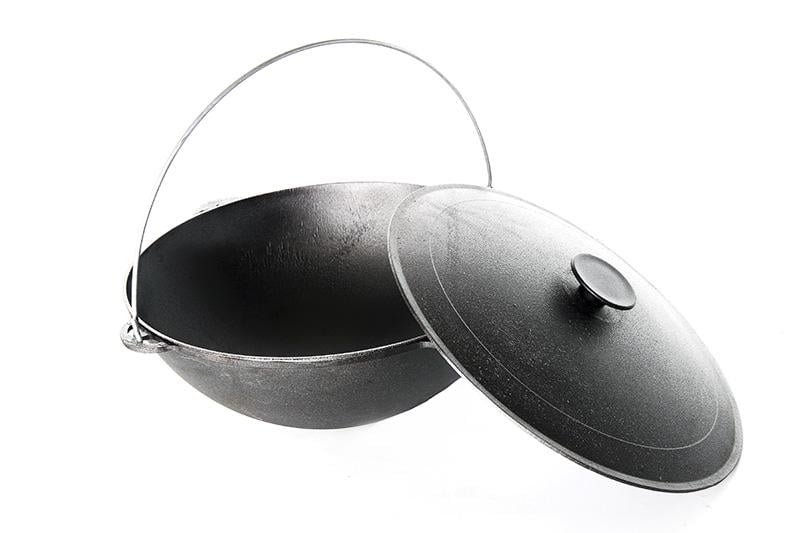 Казан чугунный Сила татарский с крышкой и дужкой 360 мм 8 л (65249)