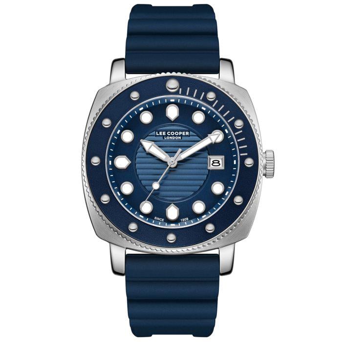 Часы мужские Lee Cooper Neo со стальным корпусом 43х11 мм Синий (150-96-1978)