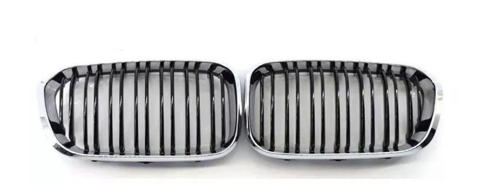 Решетка радиатора GBT для BMW 1 M-Look F20/21 2011-2019 гг. пластик Черный (27669778)