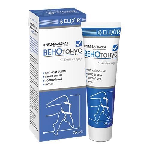 Крем-бальзам Венотонус Elixir легкость движения 75 мл (1004681893)