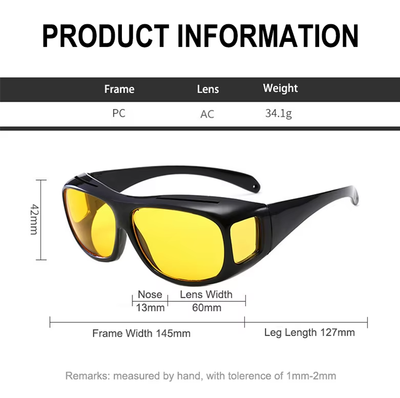 Очки для вождения антиблик Черный - фото 5 Очки для вождения антиблик Черный - фото 5