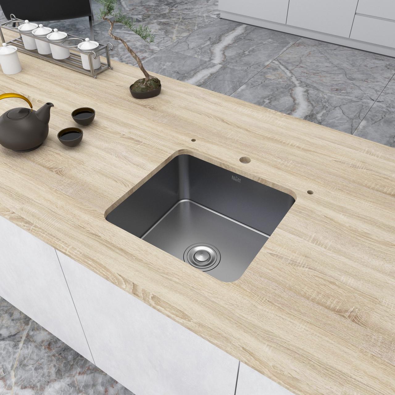 Комплект кухонной мойки и смесителя NS-4643 из нержавеющей стали (2999643038)