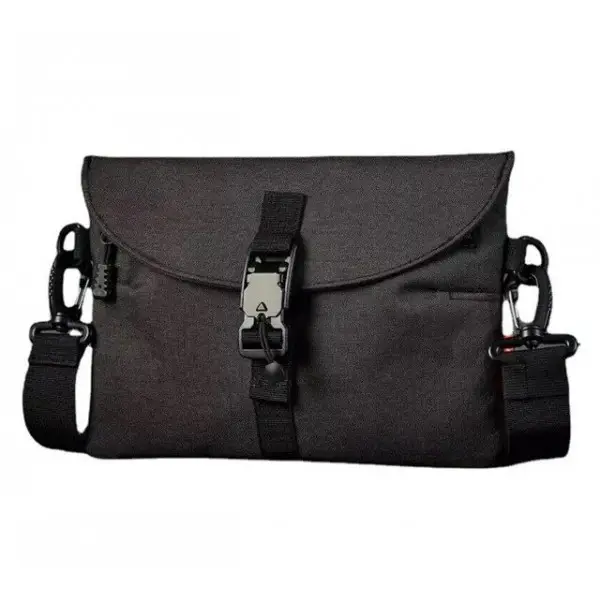 Сумка Tanjiezhe Explorer Dual-Use Magnetic Buckle Canvas Bag Black - фото 1