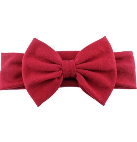 Повязка на голову детская широкая One size Бордовый (1710/6)