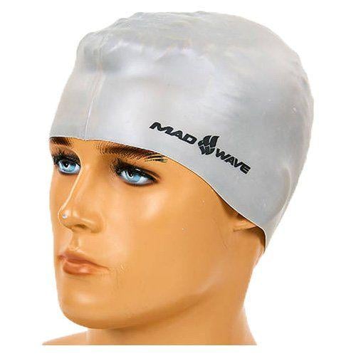 Шапочка для плавания Mad Wave Intensive M053501 Серый (60444036) Шапочка для плавания Mad Wave Intensive M053501 Серый (60444036)
