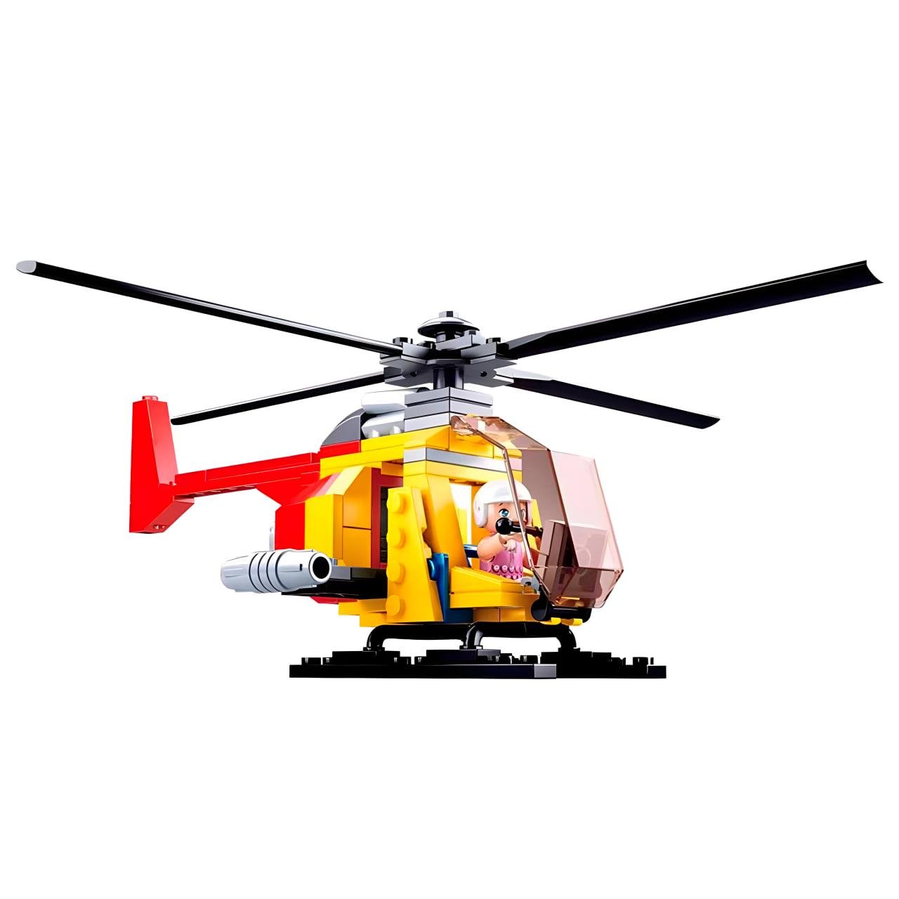 Конструктор Sluban Вертолет 100 деталей (M38-B0667A)