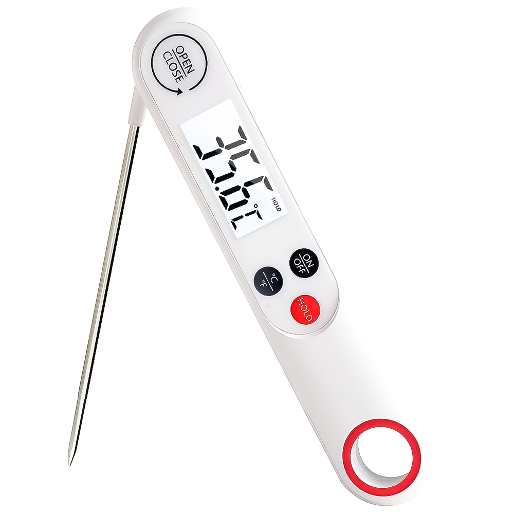 Термометр с магнитом кухонный UChef YZ6014 со складным зондом Белый (1287) - фото 1