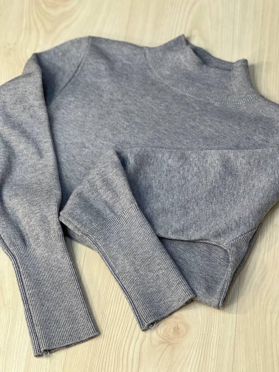 Светр жіночий A-N 5688 р. 42-46 Сірий (2974) - фото 7 Светр жіночий A-N 5688 р. 42-46 Сірий (2974) - фото 7