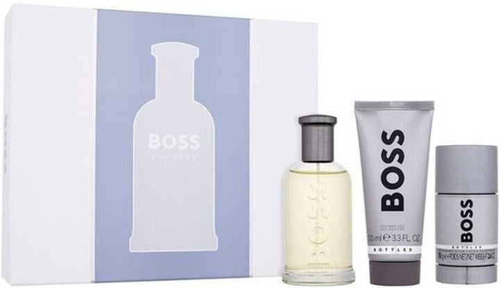 Подарунковий набір для чоловіків Hugo Boss Bottled туалетна вода 100 мл/гель для душу 100 мл/дезоронт стік 75 мл (383907)