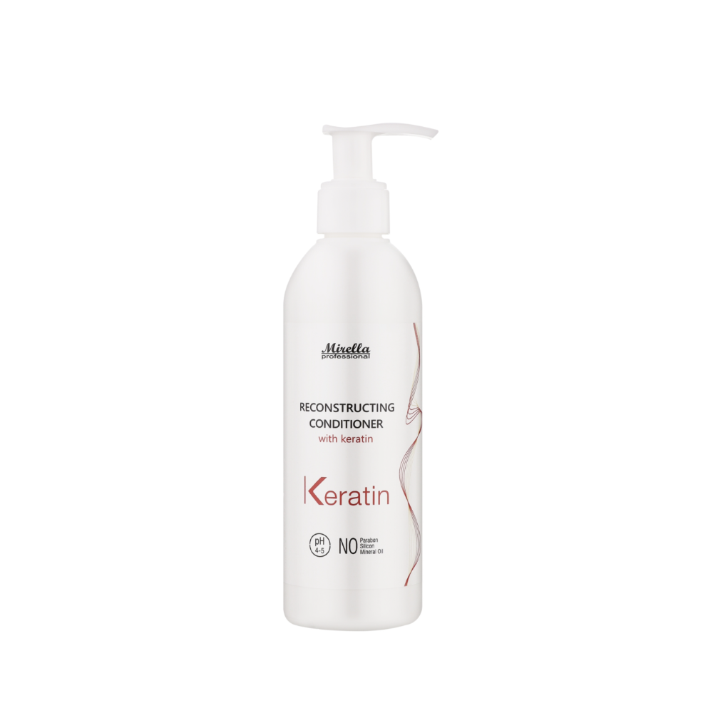 Кондиціонер відновлюючий з кератином Mirella Professional Hair Care Reconstructing Conditioner 230 мл