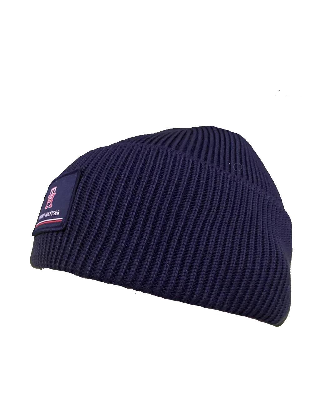 Шапка мужская Tommy Hilfiger Hats Baret TH-190-B-1644 Dark Blue (12804711) - фото 2