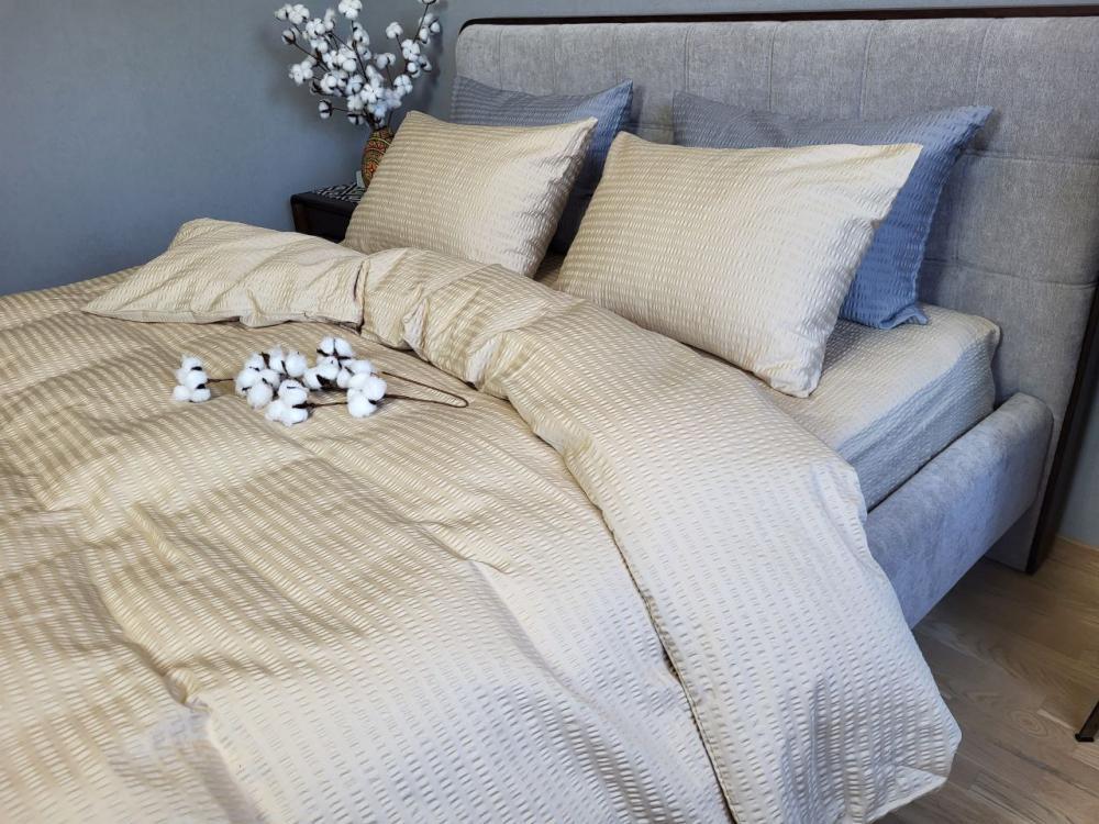 Комплект постельного белья Кис S2004 сатин Premium Gofre полуторный/наволочки 50х70/70х70 см (6456) - фото 2 Комплект постельного белья Кис S2004 сатин Premium Gofre полуторный/наволочки 50х70/70х70 см (6456) - фото 2