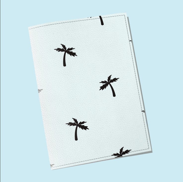 Обложка на паспорт Wall-style The cover Пальмы 9,6x13,3 см (913060)