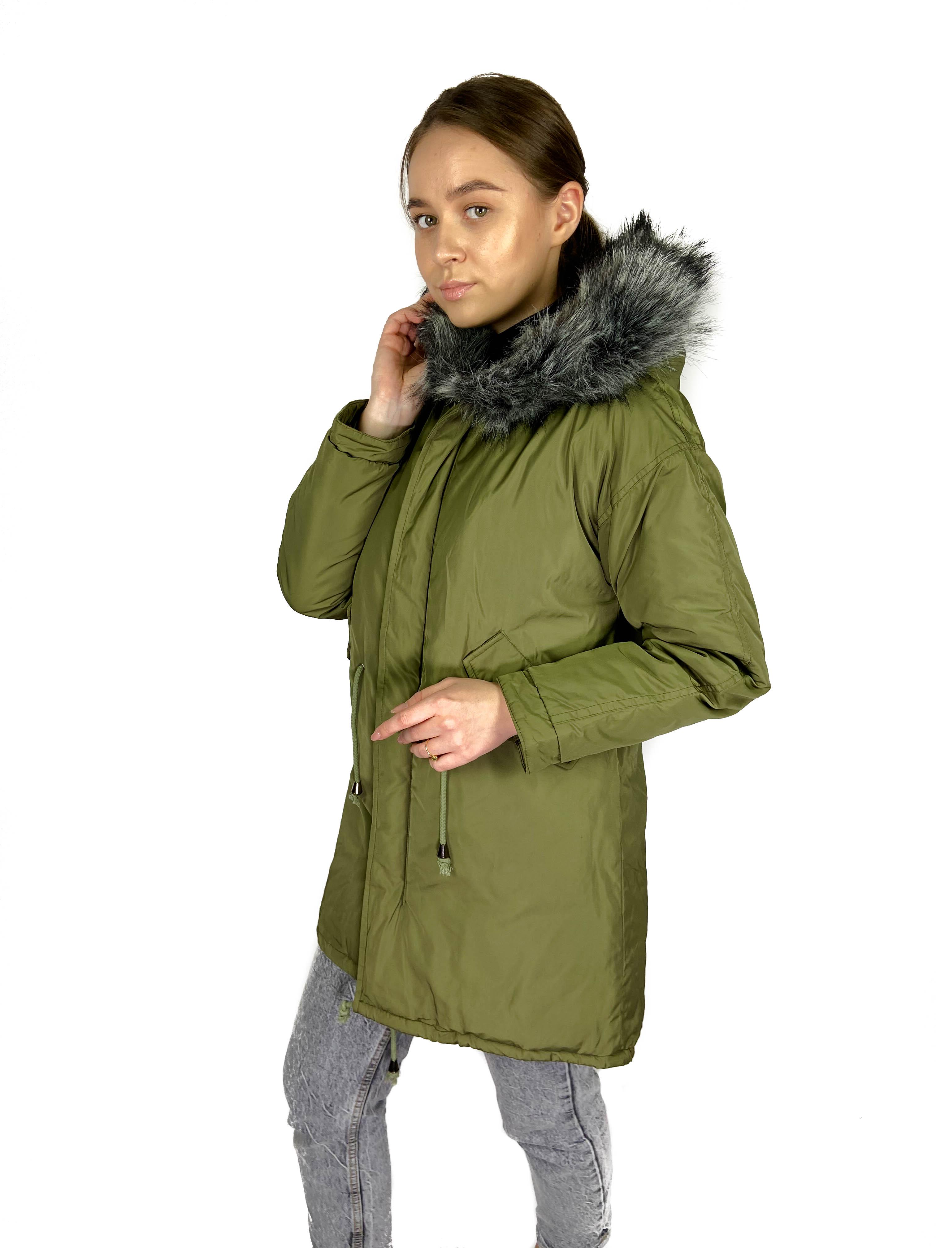 Парка зимняя женская XINXUEYI 2XL Хаки (PP9010-1) - фото 3