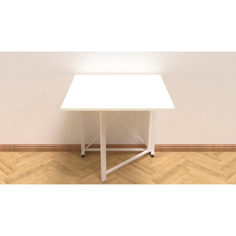 Обеденный стол книга Ferrum Decor 81х73х75 см Белый/Белый (28345161)