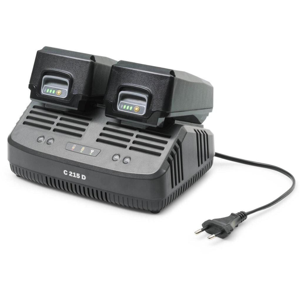 Зарядний пристрій для акумуляторів Stiga C215D струм 2А сумісний з батареями 20V подвійний (335c8347) - фото 2 Зарядний пристрій для акумуляторів Stiga C215D струм 2А сумісний з батареями 20V подвійний (335c8347) - фото 2