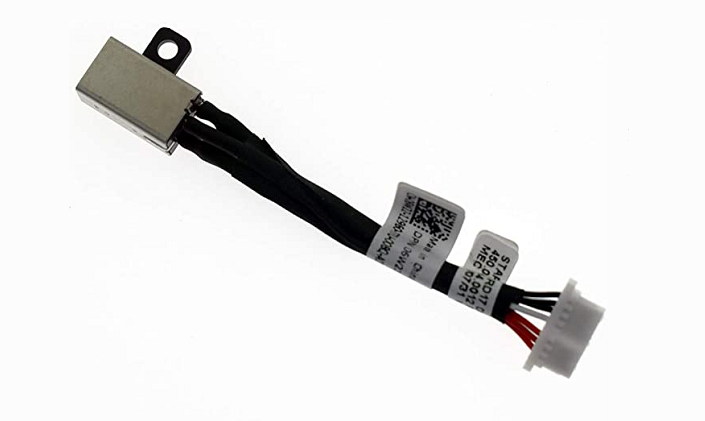 Разьем питания для ноутбука Dell Inspiron 7000/7773/7378 7368-450.08504.0001-06VV2 с кабелем/шлейф гнездо (1519052707)