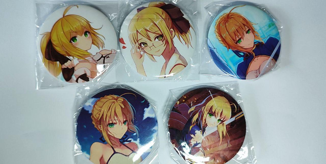 Набор значков аниме 58 мм Набор значков аниме 58 мм