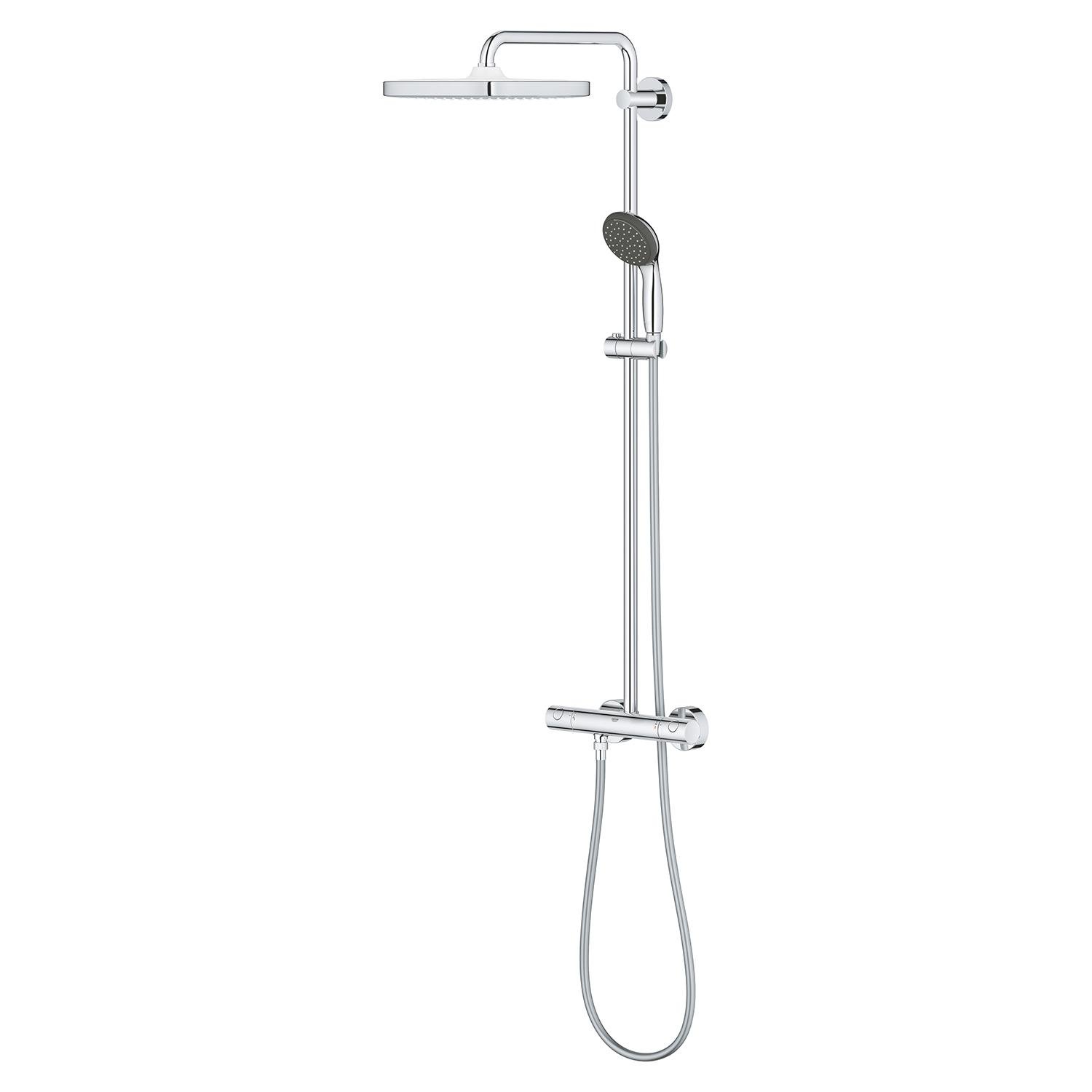 Душова система з термостатом Grohe QuickFix Vitalio Start 26697000 CV030605 Хром (159181) - фото 3