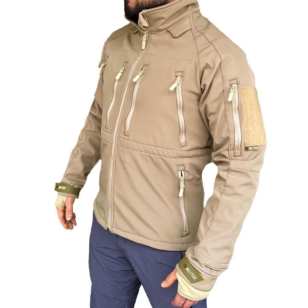 Куртка демісезонна Wolftrap Softshell S р. 46 Койот (vk13 coyot) - фото 4