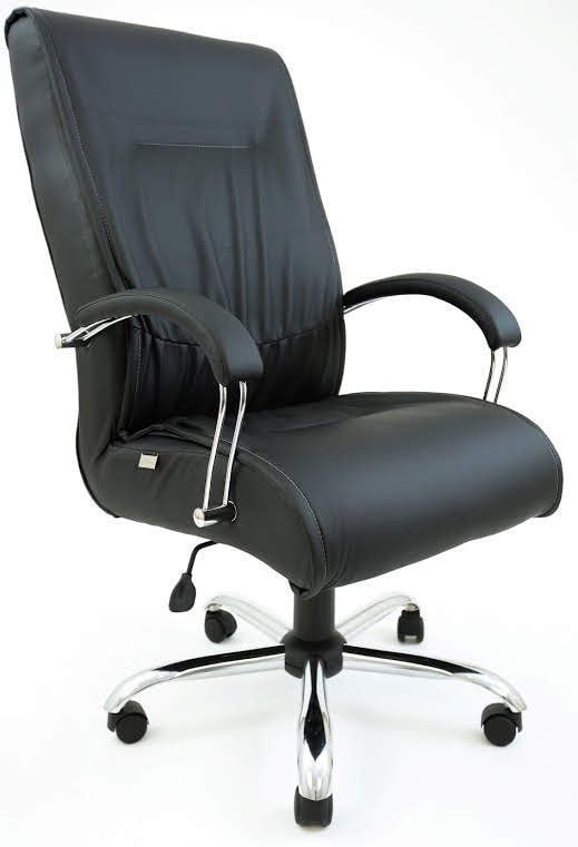 Офисное кресло руководителя Richman Мюнхен Флай 2230 Хром М2 AnyFix Черный