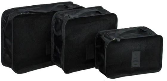 Набор органайзеров для путешествий Stenson R82637-BK 6 шт. 40x30 см Черный (596772) - фото 4