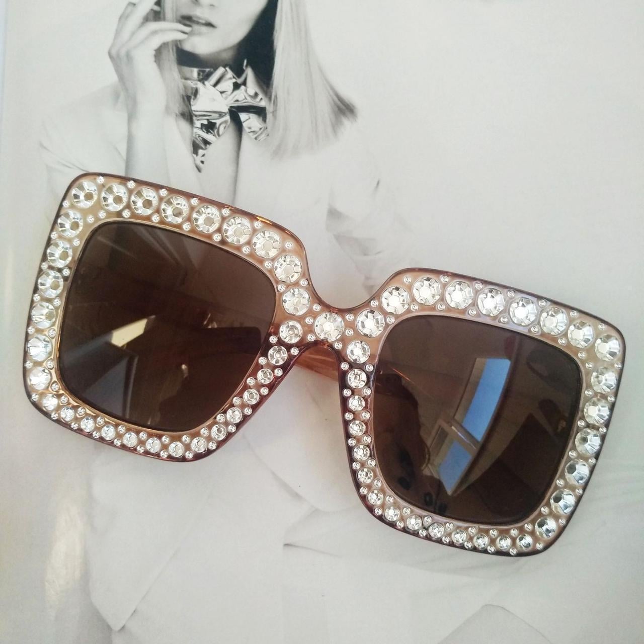 Солнцезащитные очки Коричневый